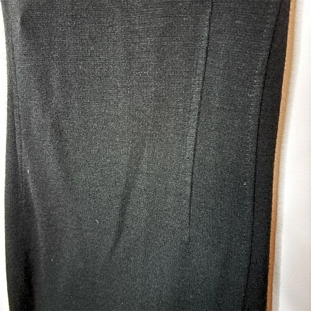 Banana Republic Women's Black Midi Dress Size 12 Sleeveless Party